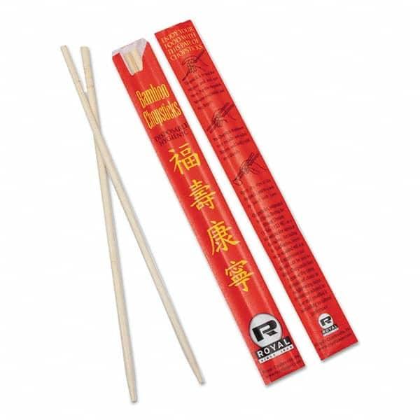 Royal Paper - Chopsticks, Bamboo, 9", 1000/Carton - Caliber Tooling