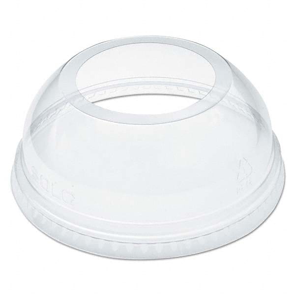 DART - Open-Top Dome Lid for 16-24 oz Plastic Cups, Clear, 1.9" Diam Hole, 1000/Carton - Caliber Tooling