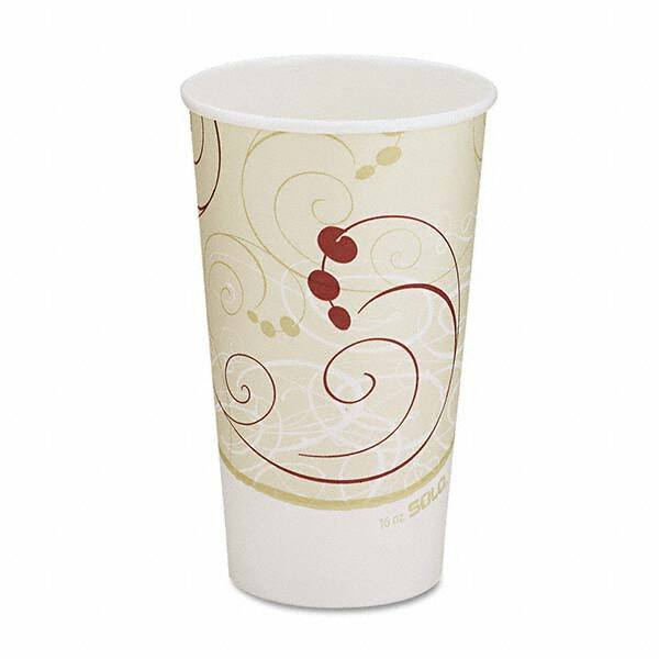 DART - Hot Cups, Symphony Design, 16 oz, Beige, 1000/Carton - Caliber Tooling