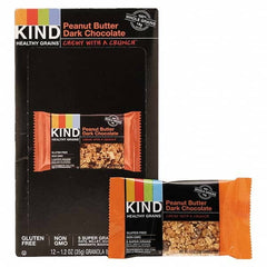 KIND - Snacks, Cookies, Candy & Gum Breakroom Accessory Type: Granola Bars Breakroom Accessory Description: Healthy Grains Bar, Peanut Butter Dark Chocolate, 1.2 oz, 12/Box - Caliber Tooling