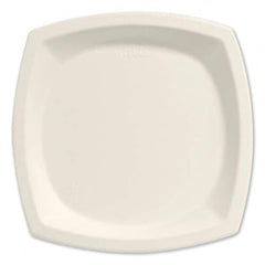 DART - Bare Eco-Forward Sugarcane Dinnerware, 10" Diam, Plate, Ivory, 125/Pack - Caliber Tooling