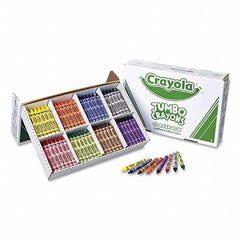 Crayola - Markers & Paintsticks Type: All Purpose Wax Crayon Color: Black; Blue; Brown; Green; Orange; Red; Violet; Yellow - Caliber Tooling