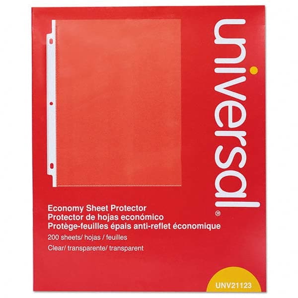 UNIVERSAL - Document Protectors Type: Sheet Protectors-Ring Binder Width (Inch): 8-1/2 - Caliber Tooling