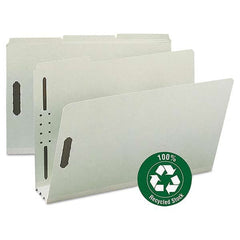 SMEAD - File Folders, Expansion Folders & Hanging Files Folder/File Type: Classification Folders with Tob Tab Fastener Color: Green - Caliber Tooling