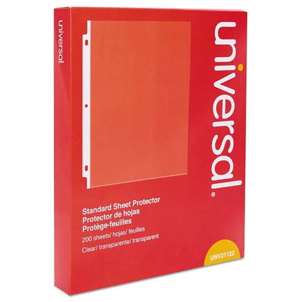 UNIVERSAL - Document Protectors Type: Sheet Protectors-Ring Binder Width (Inch): 11 - Caliber Tooling