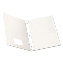 OXFORD - File Folders, Expansion Folders & Hanging Files Folder/File Type: Pocket Folders Color: White - Caliber Tooling