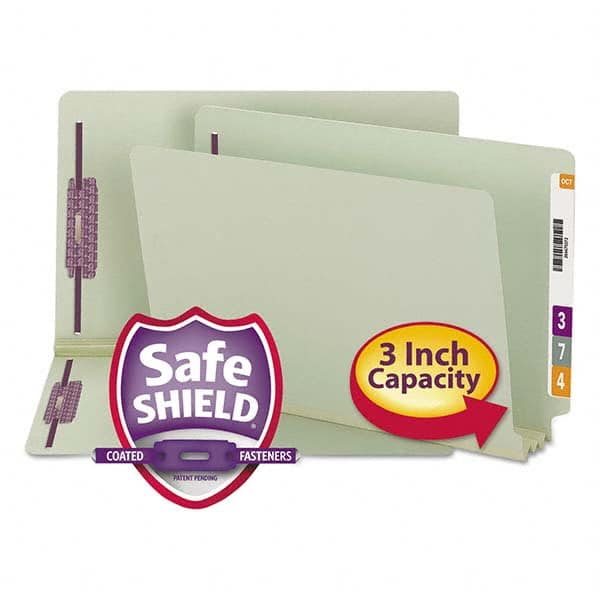 SMEAD - File Folders, Expansion Folders & Hanging Files Folder/File Type: File Folders with End Tab Color: Green - Caliber Tooling