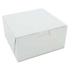 SCT - Non-Window Bakery Boxes, 6 x 6 x 3, White, 250/Carton - Caliber Tooling