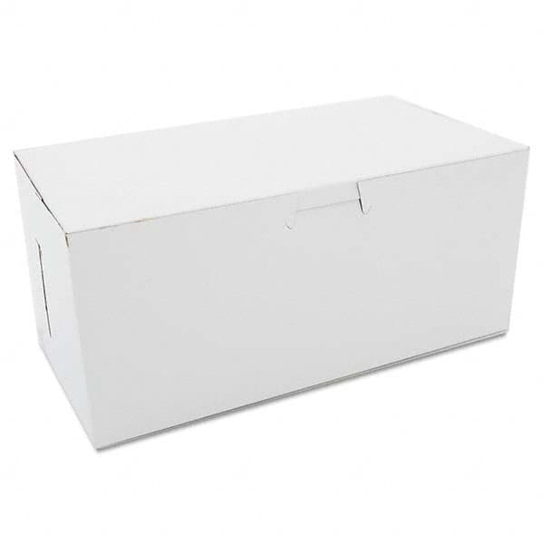 SCT - Non-Window Bakery Boxes, 9 x 5 x 4, White, 250/Carton - Caliber Tooling