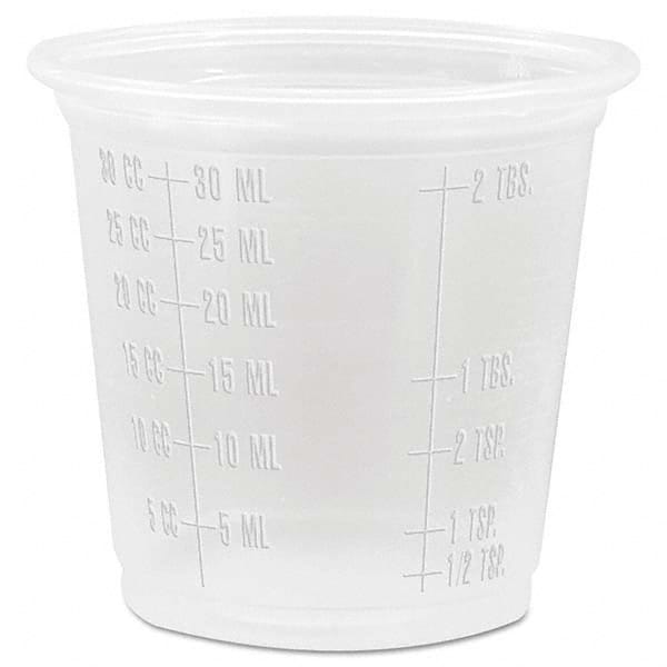 DART - Conex Complements Graduated Plastic Portion Cups, 1.25 oz, Translucent, 2500/CT - Caliber Tooling