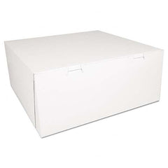 SCT - Bakery Boxes, White, Paperboard,14 x 14 x 6, 50/Carton - Caliber Tooling