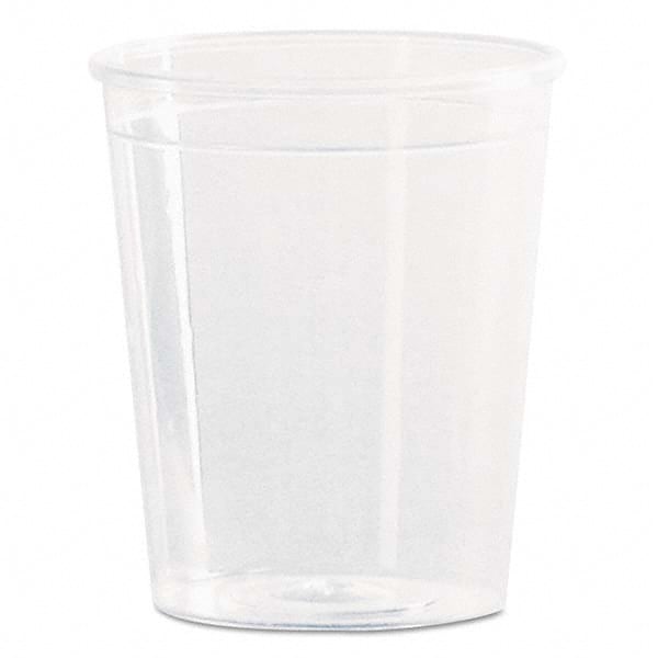 Comet Plastic Portion/Shot Glass, 2 oz, Clear, 50/Pack Clear