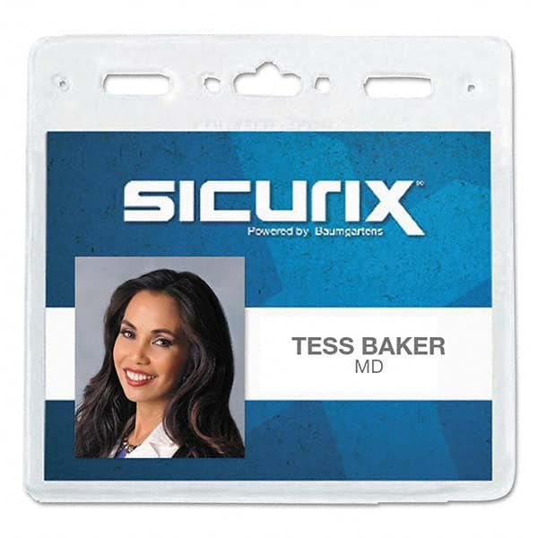 Sicurix - Badge Holders Attachment Type: Clip-On Horizontal or Vertical Holder: Horizontal - Caliber Tooling