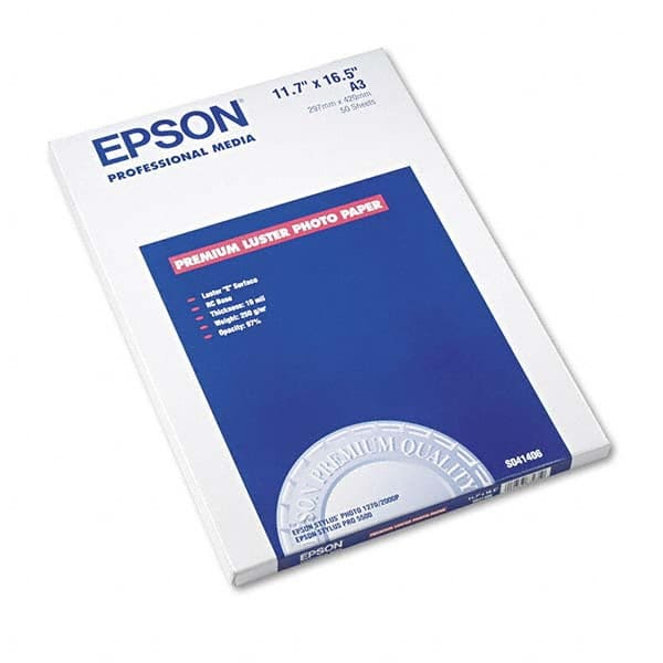 Epson - Office Machine Supplies & Accessories Office Machine/Equipment Accessory Type: Photo Paper For Use With: Inkjet Printers - Caliber Tooling