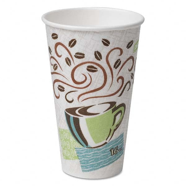 Dixie - PerfecTouch Paper Hot Cups, 16 oz, Coffee Dreams Design, 50/Pack, 20 Packs/Carton - Caliber Tooling