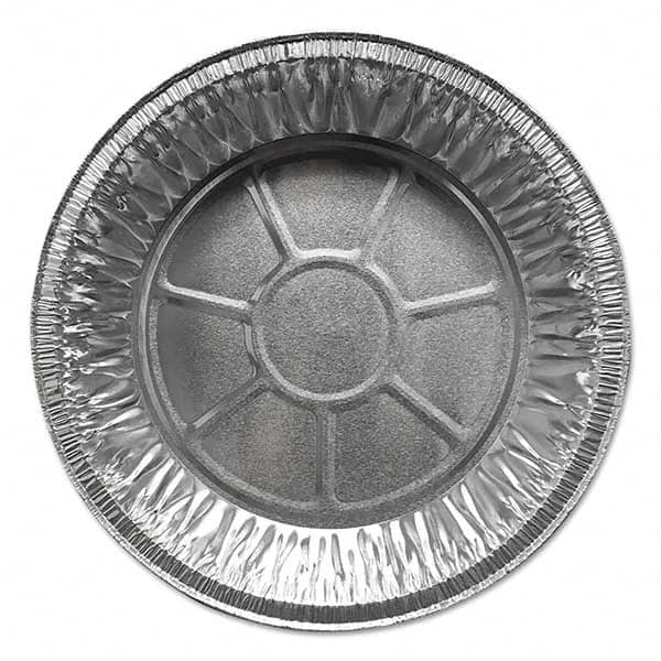 Aluminum Pie Pans, 9″ Diam, Shallow, 500/Carton Silver