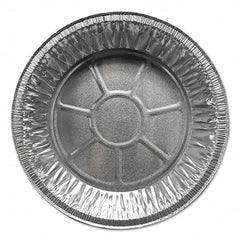 Aluminum Pie Pans, 9″ Diam, Shallow, 500/Carton Silver