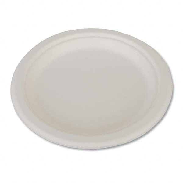 SCT - ChampWare Heavyweight Bagasse Dinnerware, Plate, 9", White, 500/Carton - Caliber Tooling