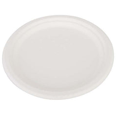 SCT - ChampWare Heavyweight Bagasse Dinnerware, Plate, 10", White, 500/Carton - Caliber Tooling