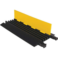 Checkers - On Floor Cable Covers Cover Material: Polyurethane Number of Channels: 4 - Caliber Tooling