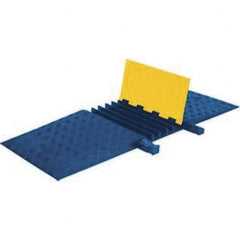 Checkers - On Floor Cable Covers Cover Material: Polyurethane Number of Channels: 5 - Caliber Tooling