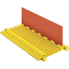 Checkers - On Floor Cable Covers Cover Material: Polyurethane Number of Channels: 5 - Caliber Tooling