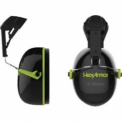 HexArmor - Earmuffs Band Position: Hard Hat Cap Mounted NRR Rating (dB) Behind the Neck: 25 - Caliber Tooling