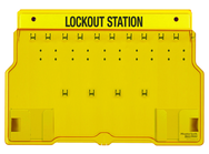 Padllock Wall Station - 15-1/2 x 22 x 1-3/4''-Unfilled; Base & Cover - Caliber Tooling