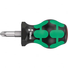 Wera - Phillips Screwdrivers Tool Type: Stubby Phillips Handle Style/Material: Ergonomic - Caliber Tooling