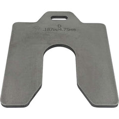 Maudlin Products - Metal Shim Stock Type: Slotted Shim Material: Stainless Steel - Caliber Tooling