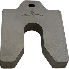 Maudlin Products - Metal Shim Stock Type: Slotted Shim Material: Stainless Steel - Caliber Tooling