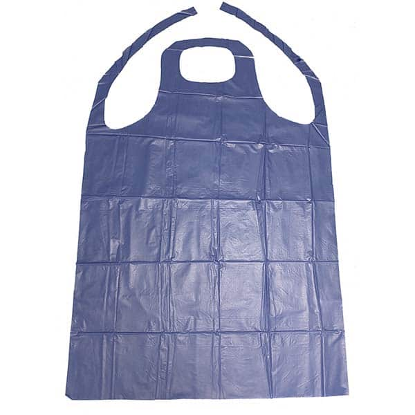 PRO-SAFE - Disposable & Chemical Resistant Aprons; Color: Blue - Exact Industrial Supply