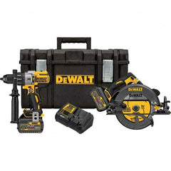 DeWALT - Cordless Tool Combination Kits Voltage: 60 Tools: Hammer Drill; 7-1/4" Circular Saw - Caliber Tooling