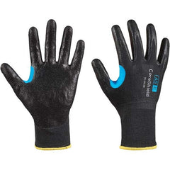 Honeywell - Size XL (10), ANSI Cut Lvl A5, Puncture Lvl 1, Abrasion Lvl 6, Nitrile Coated Cut Resistant Gloves - Caliber Tooling