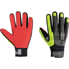 Honeywell - Size L (9), ANSI Cut Lvl A6, Abrasion Lvl 4, Rubber Coated Cut Resistant Gloves - Caliber Tooling