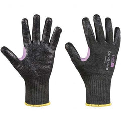 Honeywell - Size L (9), ANSI Cut Lvl A8, Puncture Lvl 1, Abrasion Lvl 6, Nitrile Coated Cut Resistant Gloves - Caliber Tooling