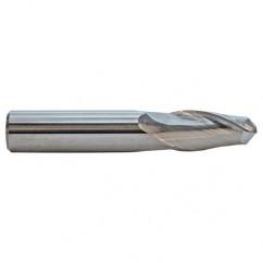 3/16 TuffCut GP Standard Length 2 Fl Ball Nose TiAlN Coated Center Cutting End Mill - Caliber Tooling