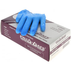 PRO-SAFE - Size L, 3 mil, Synthetic Hybrid Disposable Gloves - Caliber Tooling