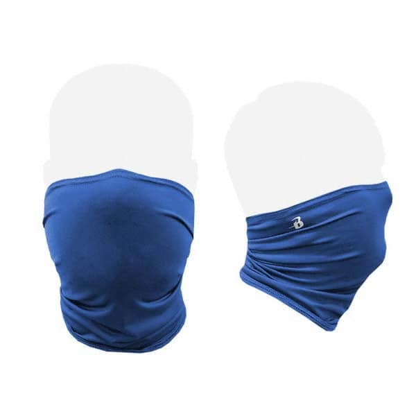 Badger Sport - Pack of (100), Size S/M Royal Blue Gaiter Design Washable Face Mask - Caliber Tooling