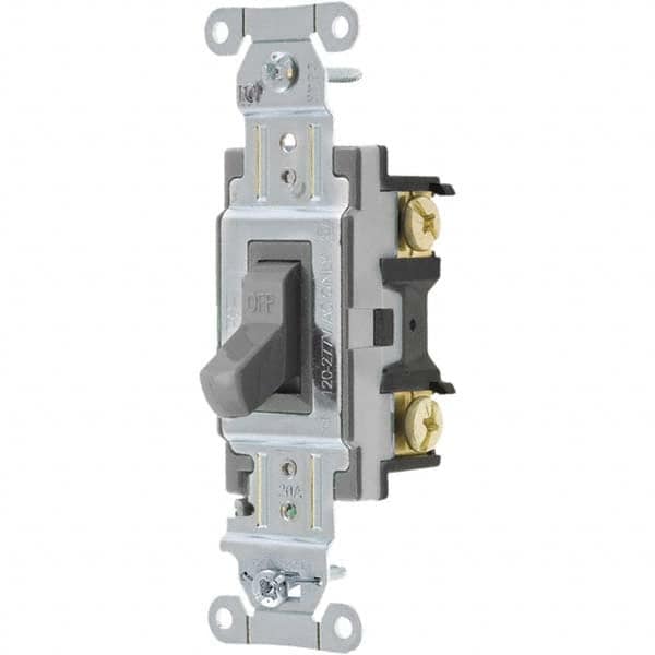 Bryant Electric - Wall & Dimmer Light Switches Switch Type: NonDimmer Switch Operation: Toggle - Caliber Tooling