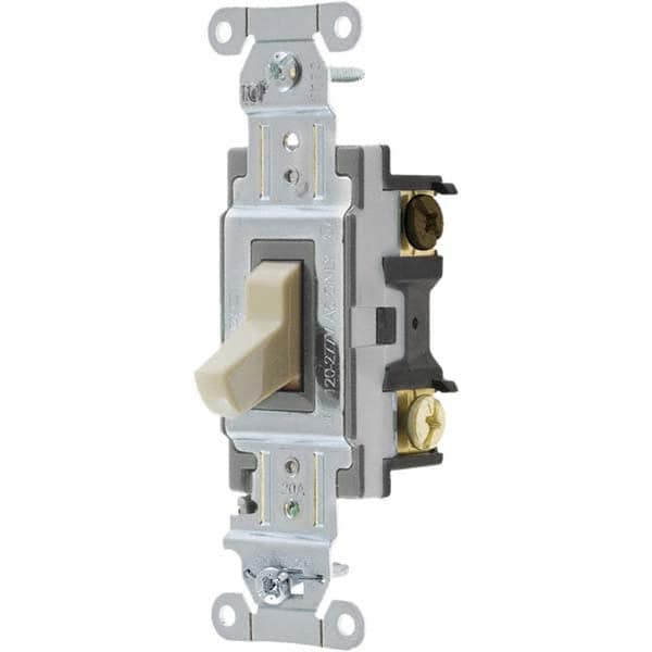 Bryant Electric - Wall & Dimmer Light Switches Switch Type: Four Way Switch Operation: Toggle - Caliber Tooling