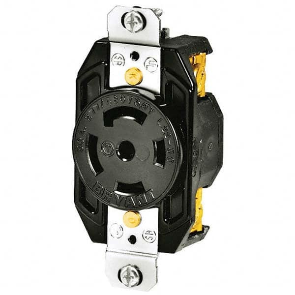 Bryant Electric - Twist Lock Receptacles Receptacle/Part Type: Receptacle Gender: Female - Caliber Tooling