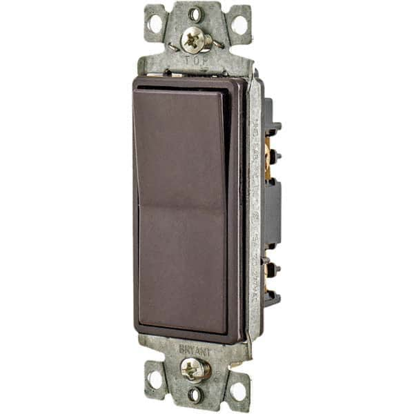 Bryant Electric - Wall & Dimmer Light Switches Switch Type: NonDimmer Switch Operation: Rocker - Caliber Tooling