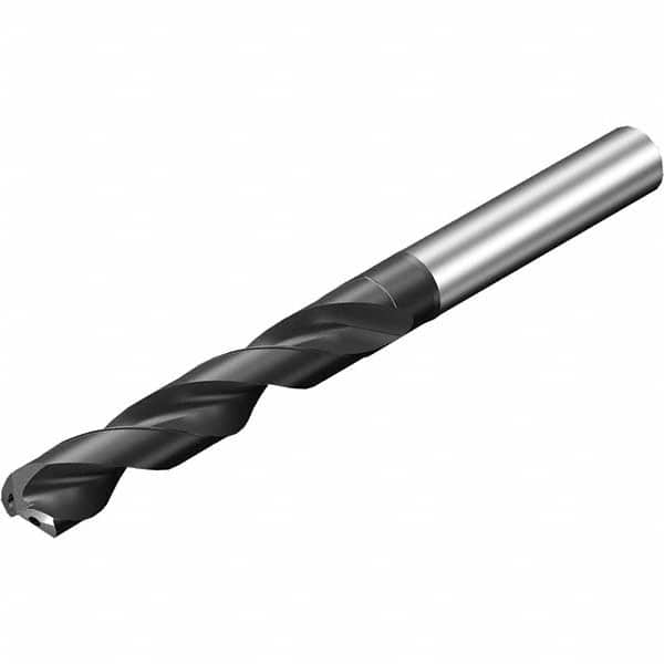 Sandvik Coromant - 7.5mm 140° Spiral Flute Solid Carbide Screw Machine Drill Bit - Caliber Tooling