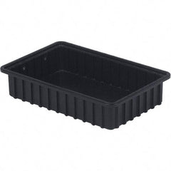 LEWISBins+ - 10-7/8" Wide x 3-1/2" High, Black Bin Divider Box - Use with DV1035 Short - Caliber Tooling