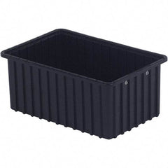 LEWISBins+ - 10-7/8" Wide x 8" High, Black Bin Divider Box - Use with DV1080 Short, DV1680 Long - Caliber Tooling