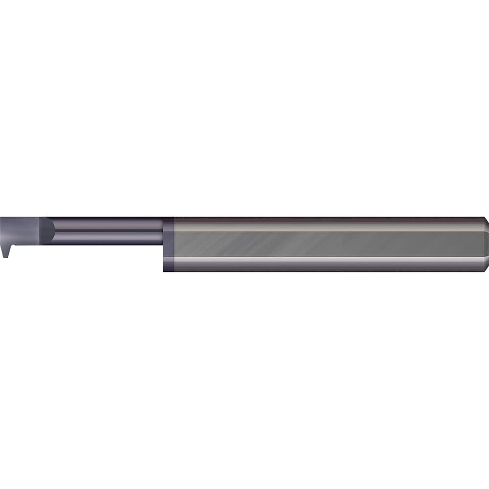 Micro 100 - Single Point Threading Tools; Thread Type: ACME Internal ; Material: Solid Carbide ; Profile Angle: 29 ; Threading Diameter (Decimal Inch): 0.2550 ; Cutting Depth (Decimal Inch): 1.2500 ; Maximum Threads Per Inch: 14 - Exact Industrial Supply