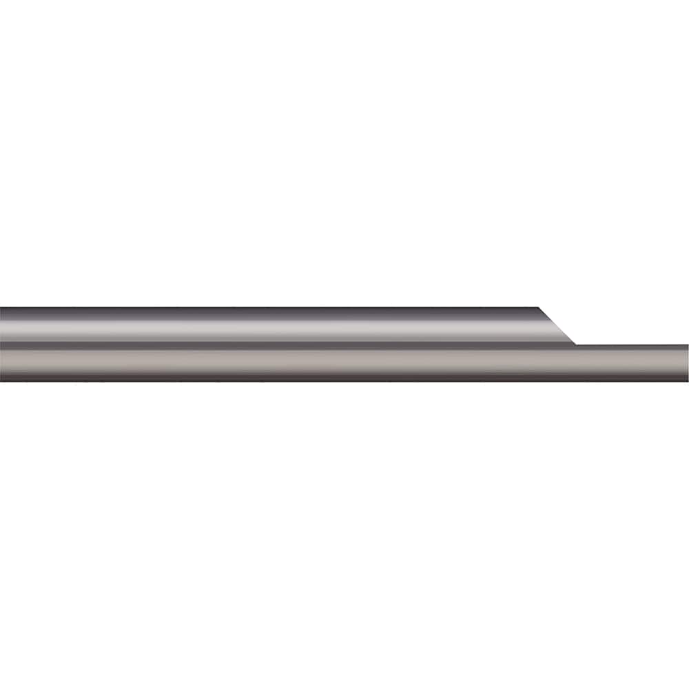 Micro 100 - Tool Bit Blanks; Material: Solid Carbide ; End Shape: Split End ; Width/Diameter (Inch): 3/8 ; Overall Length (Inch): 2-1/2 - Exact Industrial Supply