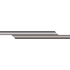 Micro 100 - Tool Bit Blanks; Material: Solid Carbide ; End Shape: Split End ; Width/Diameter (Inch): 3/16 ; Overall Length (Inch): 2 - Exact Industrial Supply