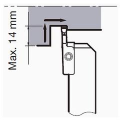 CGWSR2525FLR5GP Grooving Tool - Caliber Tooling